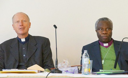 Bischöfe Heinz Lederleitner (designiert) und John Okoro
