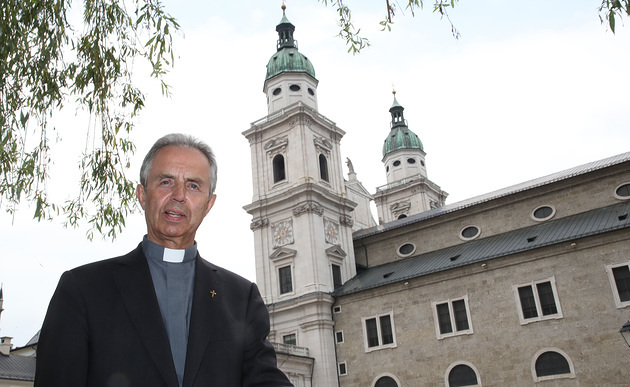 Pressekonferenz Erzdiözese SalzburgHansjörg Hofer wird als neuer Salzburger Weihbischof vorgestellt.Foto: Franz Neumayr     1.6.2017Im Bild Hansjörg Hofer