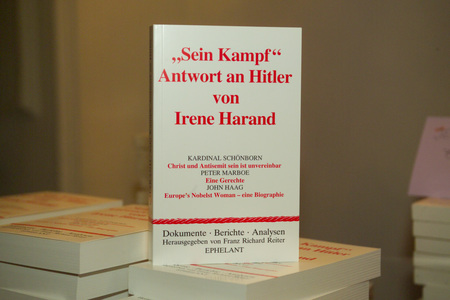 Irene Harand-Buch 'Sein Kampf - Antwort an Hitler'.        Wien, 11.3.2005          