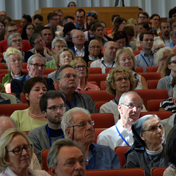Publikum bei den 'Salzburger Hochschulwochen' vom 31. Juli bis 6. August 2017