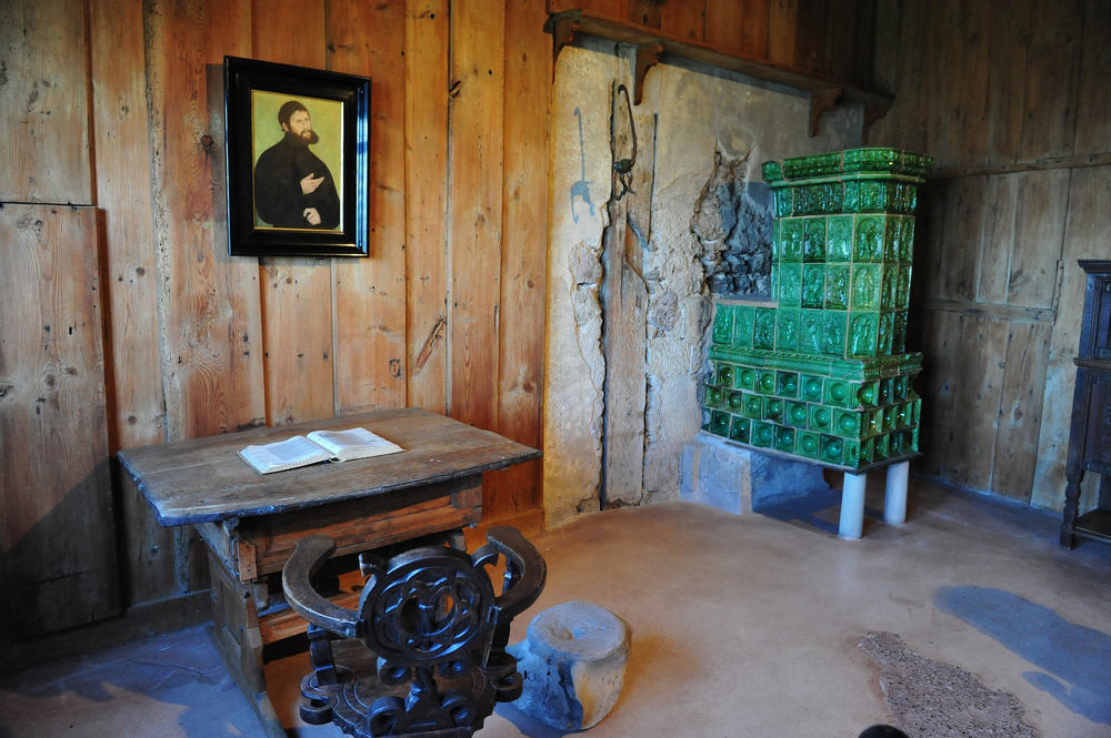 Die Schreibstube, in der Martin Luther 1522 das Septembertestament übersetzte