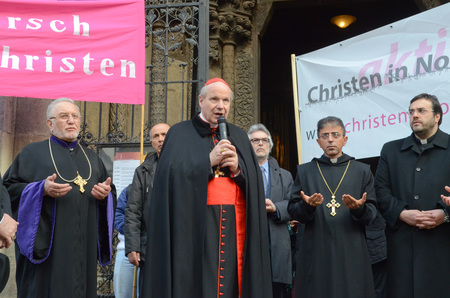 CSI-Schweigemarsch f. verfolgte Christen: Kardinal Christoph Sch