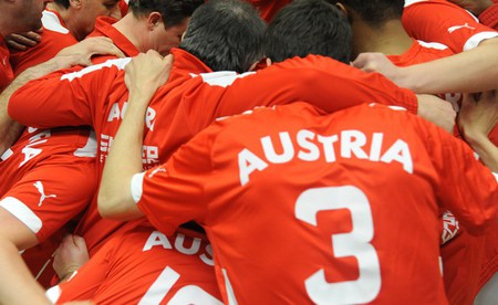 Österreichs Team zur Fußball-EM der Priester