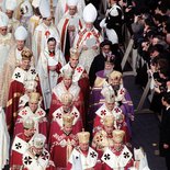 II. Vatikanisches KonzilEnde des II. Vatikanischen Konzils Dezember1965.  Auszug der Konzilsväter aus der Peterskirche.
