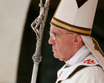 Papst Franziskus, Stab / Ferula, Mitra, Bischof von Rom