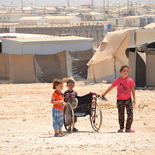 Syrische Flüchtlingskinder im Zaatari-Camp/Jordanien   