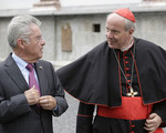 Heinz Fischer und Kardinal Schönborn bei der Sommervollversammlung der Bischöfe