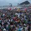 Eröffnungsgottesdienst an der Copacabana am 23. Juli.
