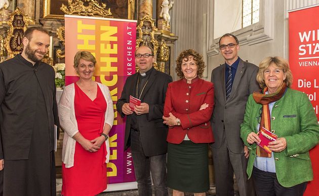 Präsentation des Tiroler 'Lange Nacht der Kirchen'-Programms in der Innsbrucker Spitalskirche / Diözese Innsbruck/Rachlé