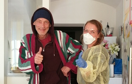 Besuchsverbot im Grazer Obdachlosen-Hospiz wegen Corona-Pandemie