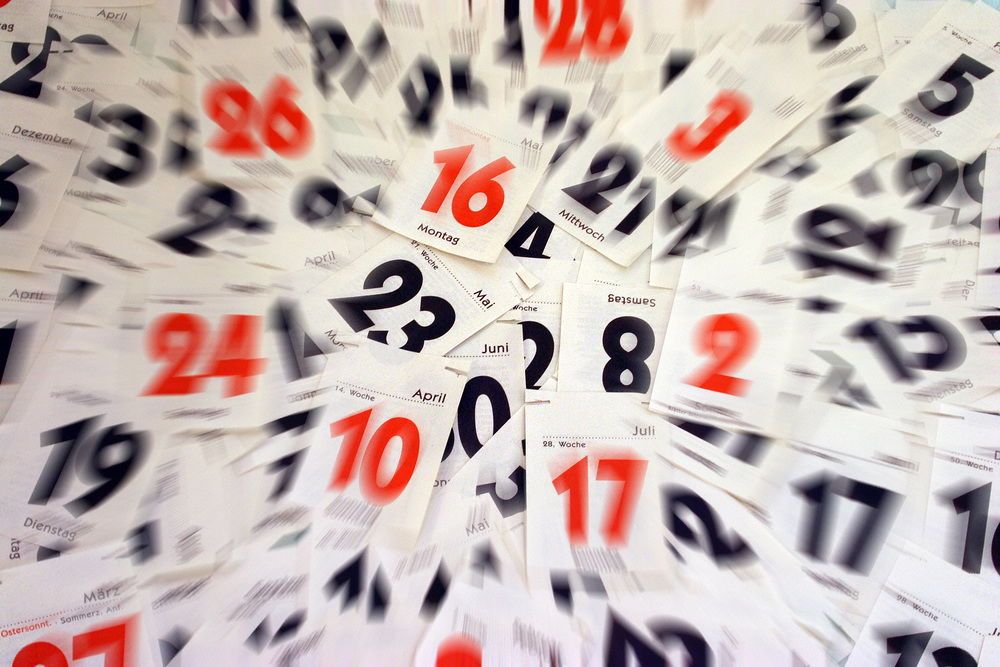 Kalenderblaetter / Calendar sheets [ (c) www.BilderBox.com, Erwin Wodicka, Siedlerzeile 3, A-4062 Thening, Tel. + 43 676 5103678.Verwendung nur gegen HONORAR, BELEG,URHEBERVERMERK und den AGBs auf bilderbox.com](in an im auf aus als and beim mit eine