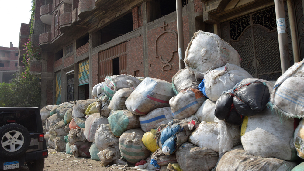 Mukattam, Stadtviertel der christlichen Müllsammler in Kairo