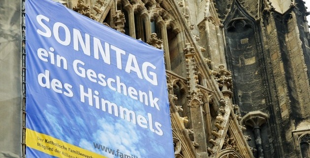 Transparent zum 'Freien Sonntag'