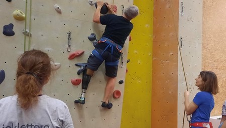 Paraklettern-Staatsmeisterschaften im Sportzentrum Marswiese