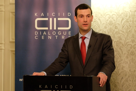 Mihailo Popović / kathpress / Thomas Frühwirth Vortrag im KAICIID: 'Die Geschichte der Orthodoxen Kirche in Österreich vom 17. bis zum 20. Jahrhundert'