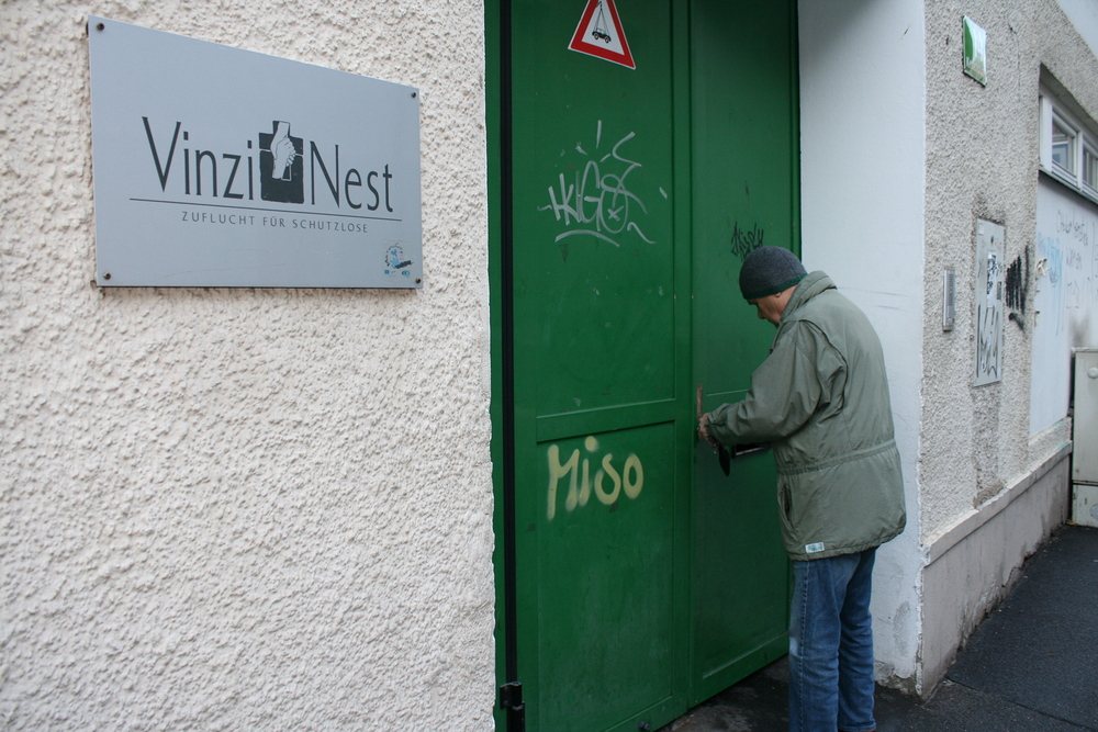 'VinziNest' Graz / VinziWerke Ein Bewohner findet Schutz im 'VinziNest'; 'VinziNest' Graz: Seit 30 Jahren 'Zuflucht für Schutzlose', Aussendung 2. August 2022, Graz 8. November 2017