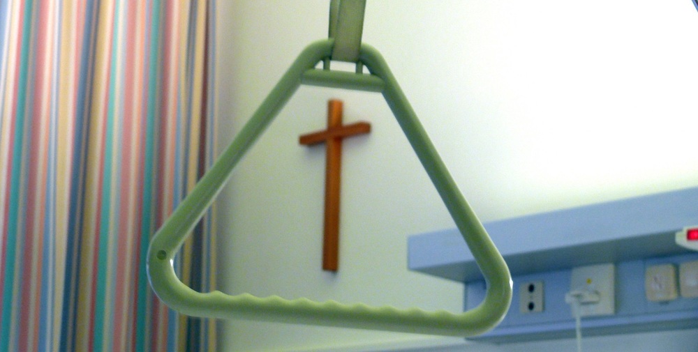 Kreuz im Krankenzimmer