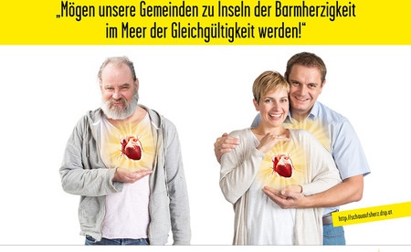 Kampagne der Diözese St. Pölten im 'Jahr der Barmherzigkeit'