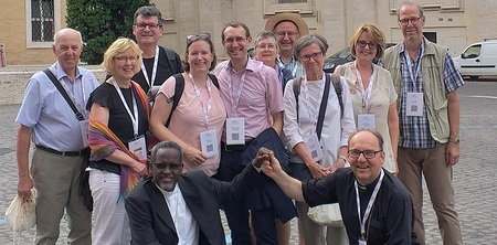 Österreichische Delegation beim Weltfamilientreffen 2022