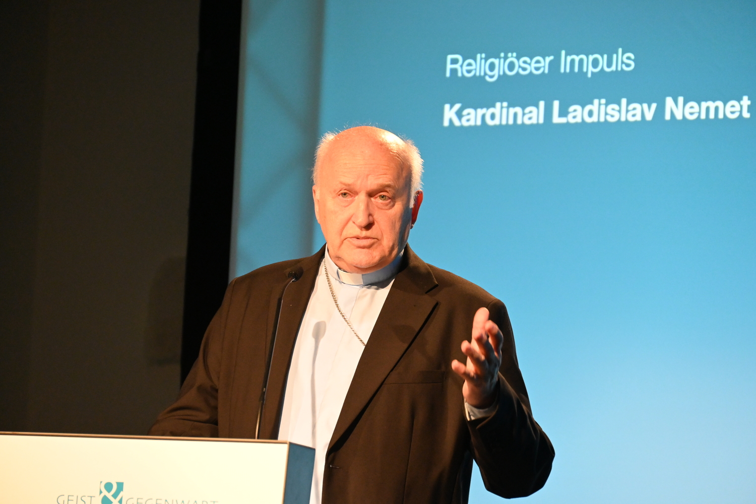 Kardinal Ladislav Német / Kathpress/Paul Wuthe EUROPAS(s) STÄRKEN - Pfingstdialog Steiermark 2026