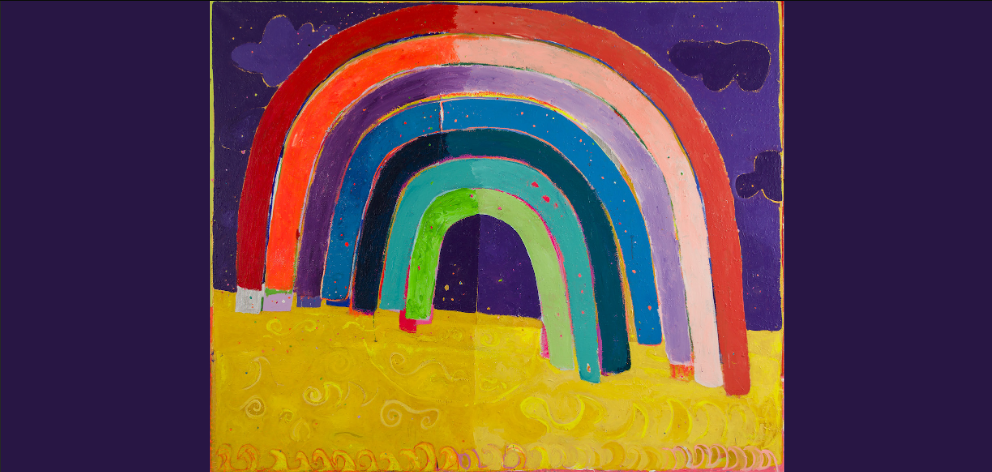 Béatrice Dreux, Dancing Rainbow, 2019, 230 x 190 cm, ©Lukas Dosta