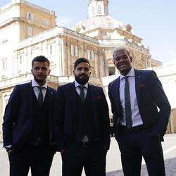 Der SK Rapid zum Besuch beim Papst