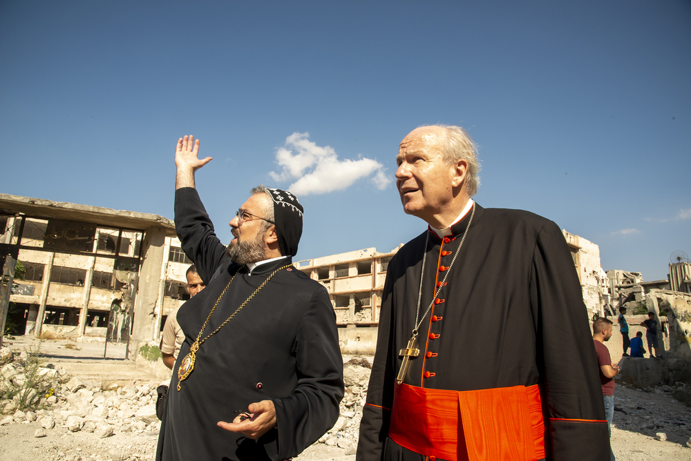 Kardinal Schönborn in Syrien / © Syriac Orthodox Patriarchate