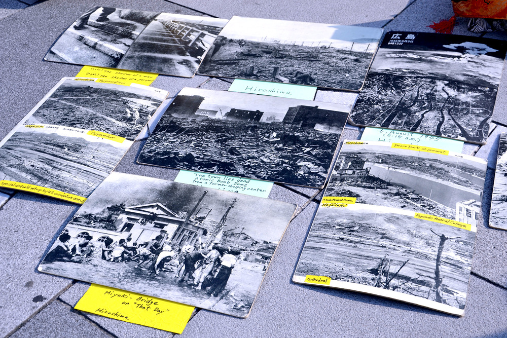 Bilder der Katastrophe nach der Hiroshima-Atombombe
