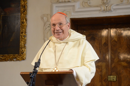 Kardinal Christoph Schönborn OP im Dominikanerhabit