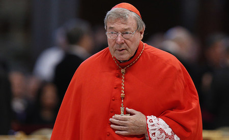 Der australische Kardinal George Pell am 24. Oktober 2015 im Vatikan.