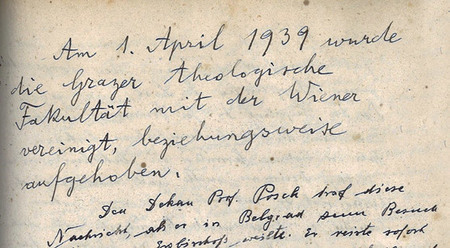 Grazer Theologische Fakultät gedenkt ihrer Aufhebung 1939