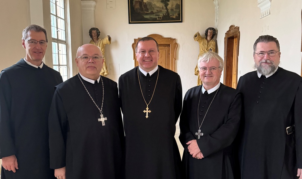 Benediktinerkongregation Perkmann Präsidium / P. Alois Köberl Johannes Perkmann als Benediktiner-Abtpräses wiedergewählt