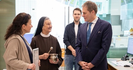 Segnungsfeier der modernisierten Räumlichkeiten der Pneumologie beim Ordensklinikum Linz Elisabethinen