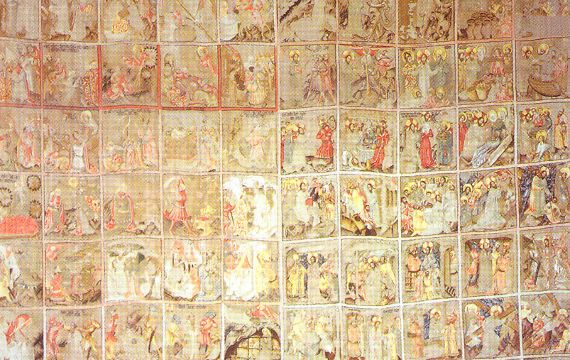 Fastentuch ganz vor dem Gurker Hochaltar