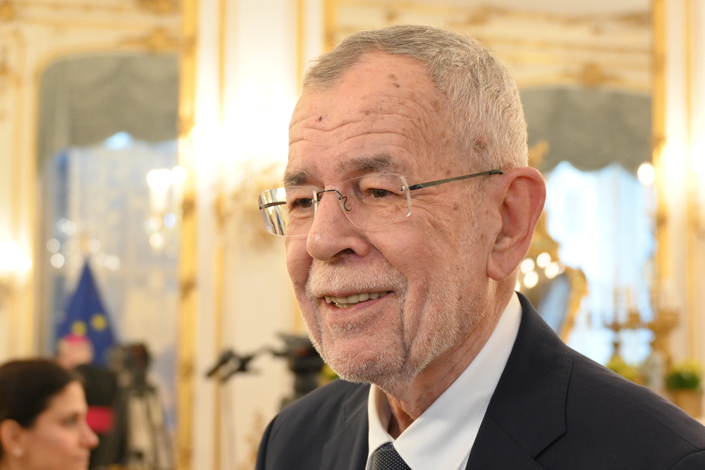 Bundespräsident Alexander Van der Bellen / Kathpress/Paul Wuthe Van der Bellen gratuliert Papst Leo XIV. - 'Papst gewichtige globale Stimme'