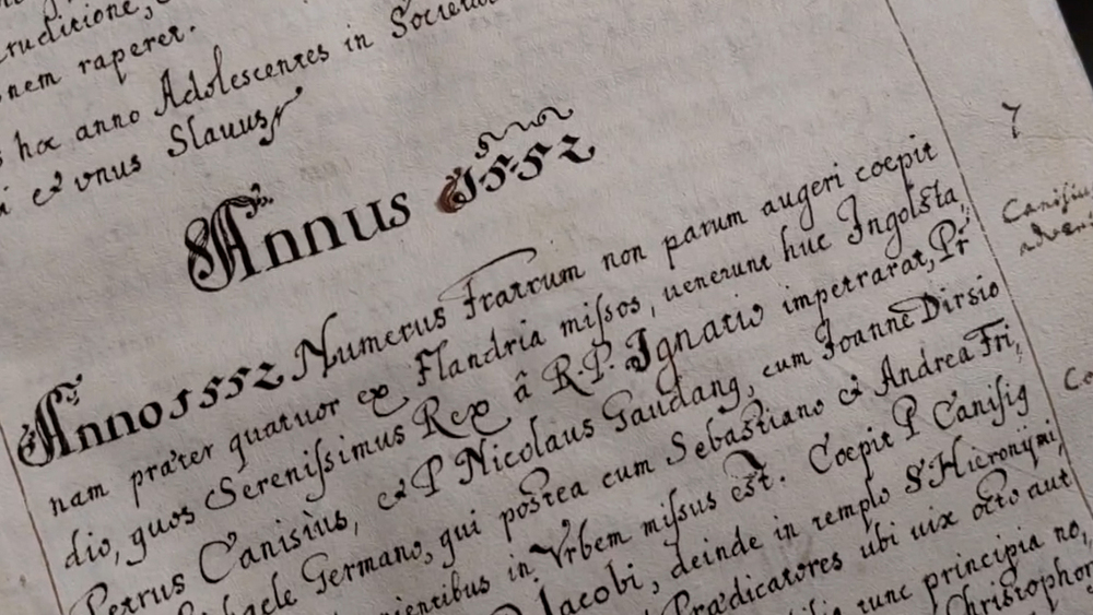 1552 kam der spätere Heilige Petrus Canisius erstmals nach Wien. P. Peter Gangl stellt im Video die Hausgeschichte der Jesuiten aus diesem Jahr vor. / ÖOK