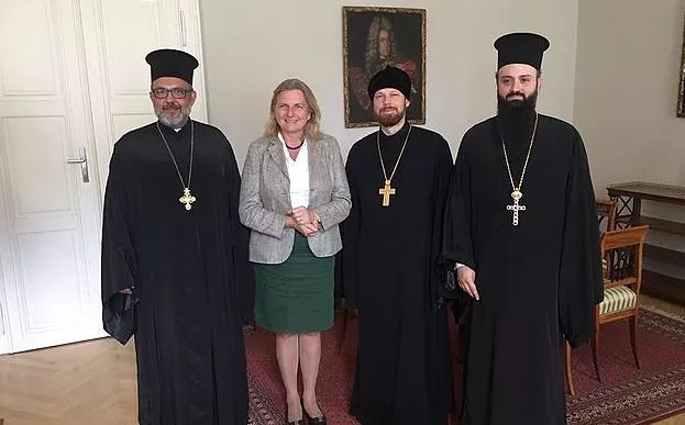 Ministerin Kneissl empfing EU-Vertreter der orthodoxen Kirchen