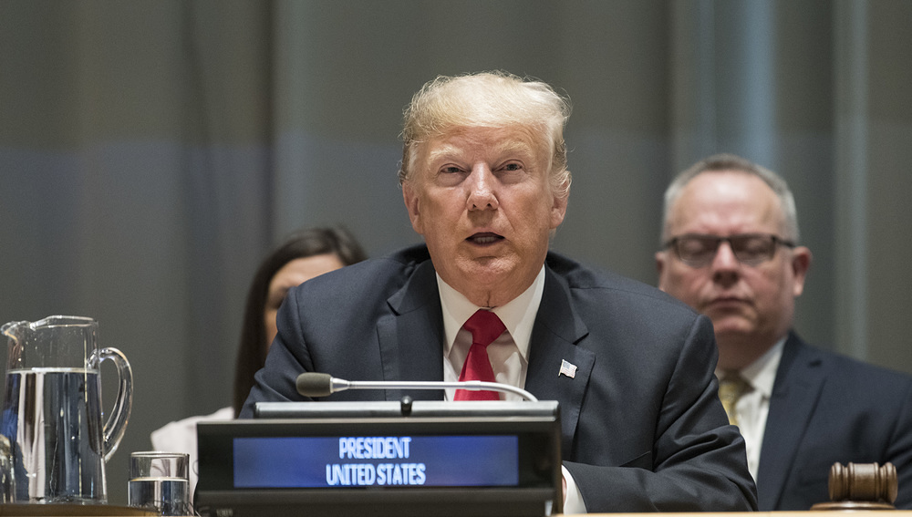 Tück: Trumps Berufung auf Gott verlangt entsprechende Politik / UN Photo / Mark Garten Tück: Trumps Berufung auf Gott verlangt entsprechende Politik