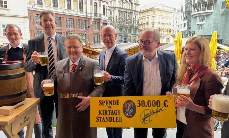 Steffl-Kirtag / Franz Josef Rupprecht Wien: Dompfarrer und Bürgermeister eröffnen Steffl-Kirtag