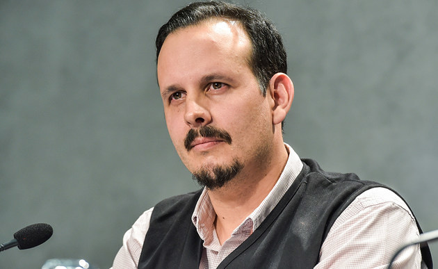 Mauricio Lopez Oropeza, Generalsekretär von Red Eclesial PanAmazonica (REPAM), am 18. Oktober 2019 im Vatikan.