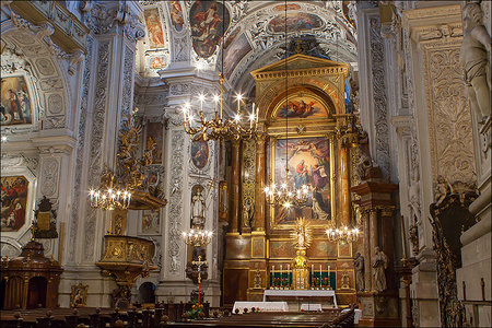 Live aus der Dominikanerkirche in Wien:: 'Katholischer Gottesdienst', ''Sterben und Leben'.' Mit der Gemeinde feiert Pfarrer P. G?nter Reitzi. 'Wer mein J?nger sein will, der verleugne sich selbst' - strenge Worte von Jesus an seine treuen J?nger im