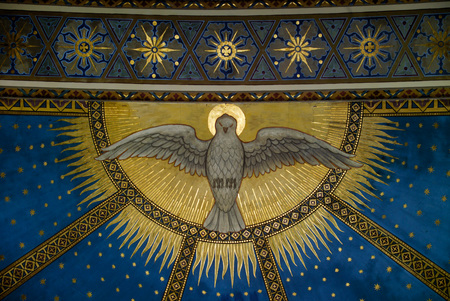 Gott Hl. Geist in Gestalt einer Taube.       Wien, 7.2.2005          