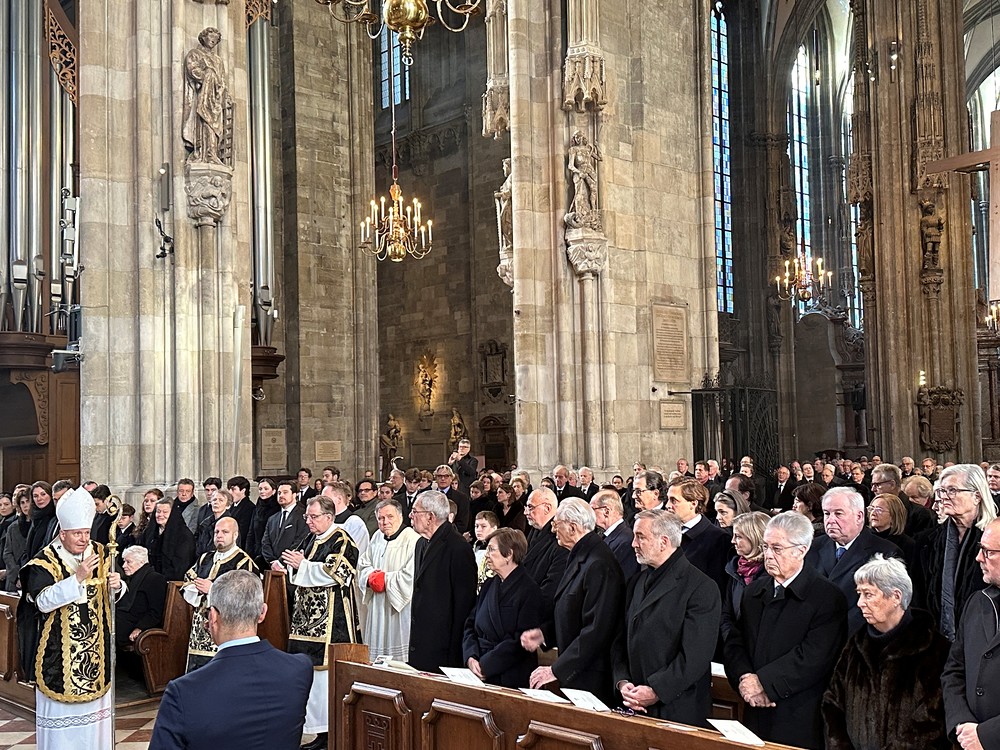 Österreich nahm im Stephansdom Abschied von Karel Schwarzenberg
