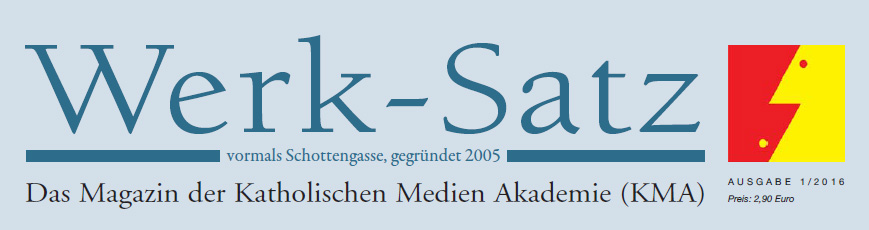 Magazin 'Werk-Satz' / kma.at Sonderausgabe zur 'Langen Nacht der Kirchen' 2016