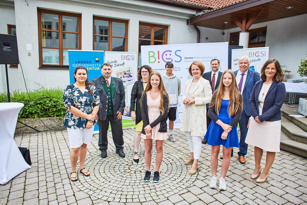 Erster Schulschluss am Caritas Bildungszentrum Gaming