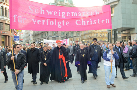 CSI-Schweigemarsch f. verfolgte Christen: Kardinal Christoph Sch