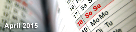 Kalenderblatt - April