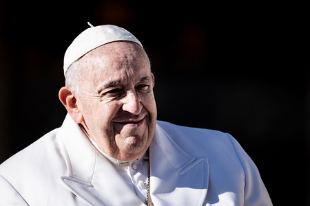 Papst Franziskus während der Generalaudienz auf dem Petersplatz am 30. November 2022 im Vatikan.