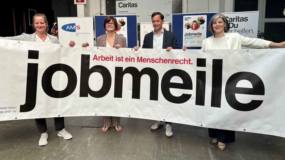 Caritas eröffnete 14. Jobmeile in Wien: 'Arbeit ist ein Menschenrecht'