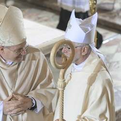 Bischof Marketz und Kardinal Schönborn